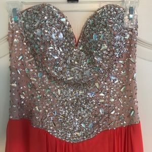 Full length prom dress
